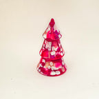 Neon Pink Mini Christmas Tree|Jessica Reynolds Art