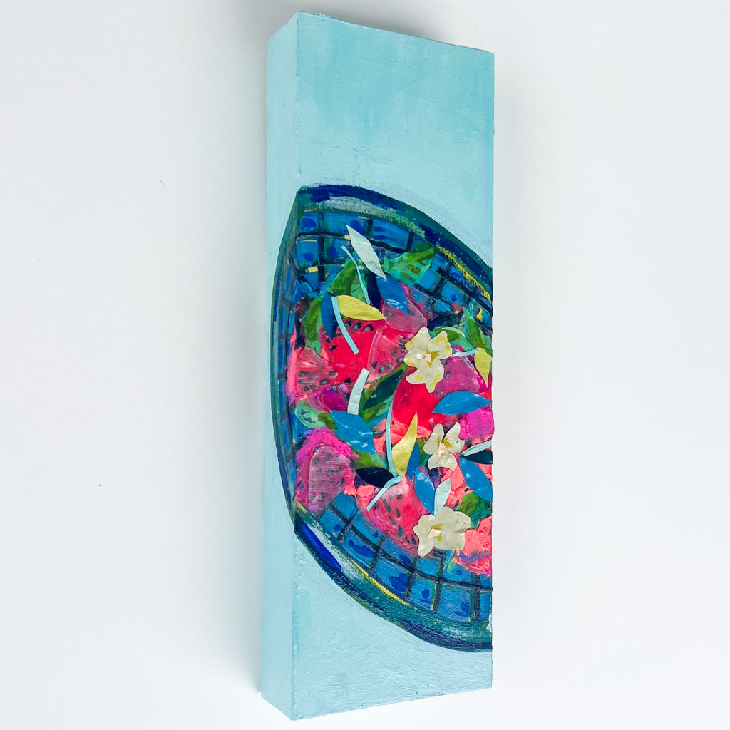 Strawberry Fields Forever|Polymer Lift Painting