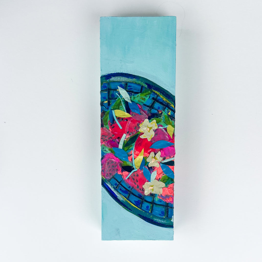 Strawberry Fields Forever|Polymer Lift Painting