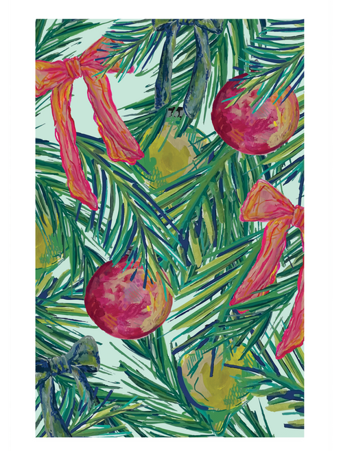 Christmas Bow Towel|Jessica Reynolds Art