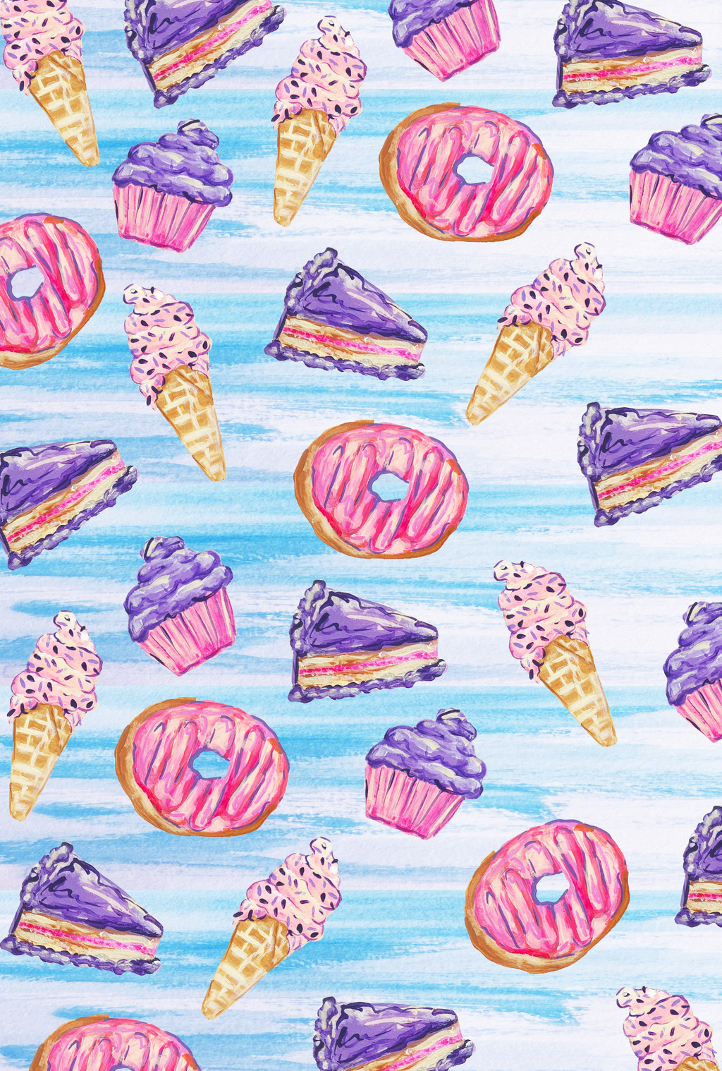 Sweet Treats Tea Towel|Jessica Reynolds Art