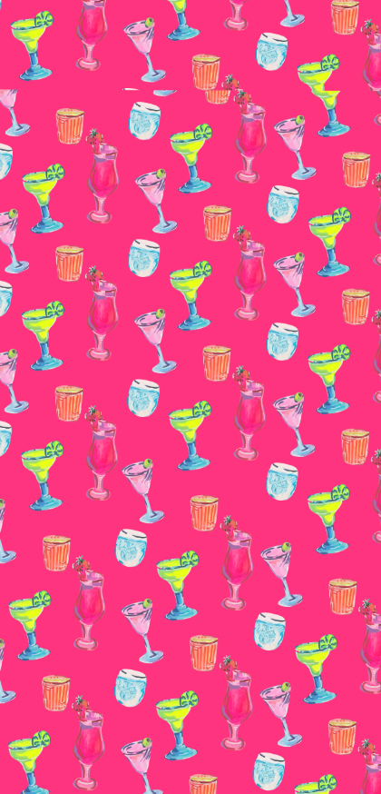 Cocktail of the Day Tea Towel|Jessica Reynolds Art