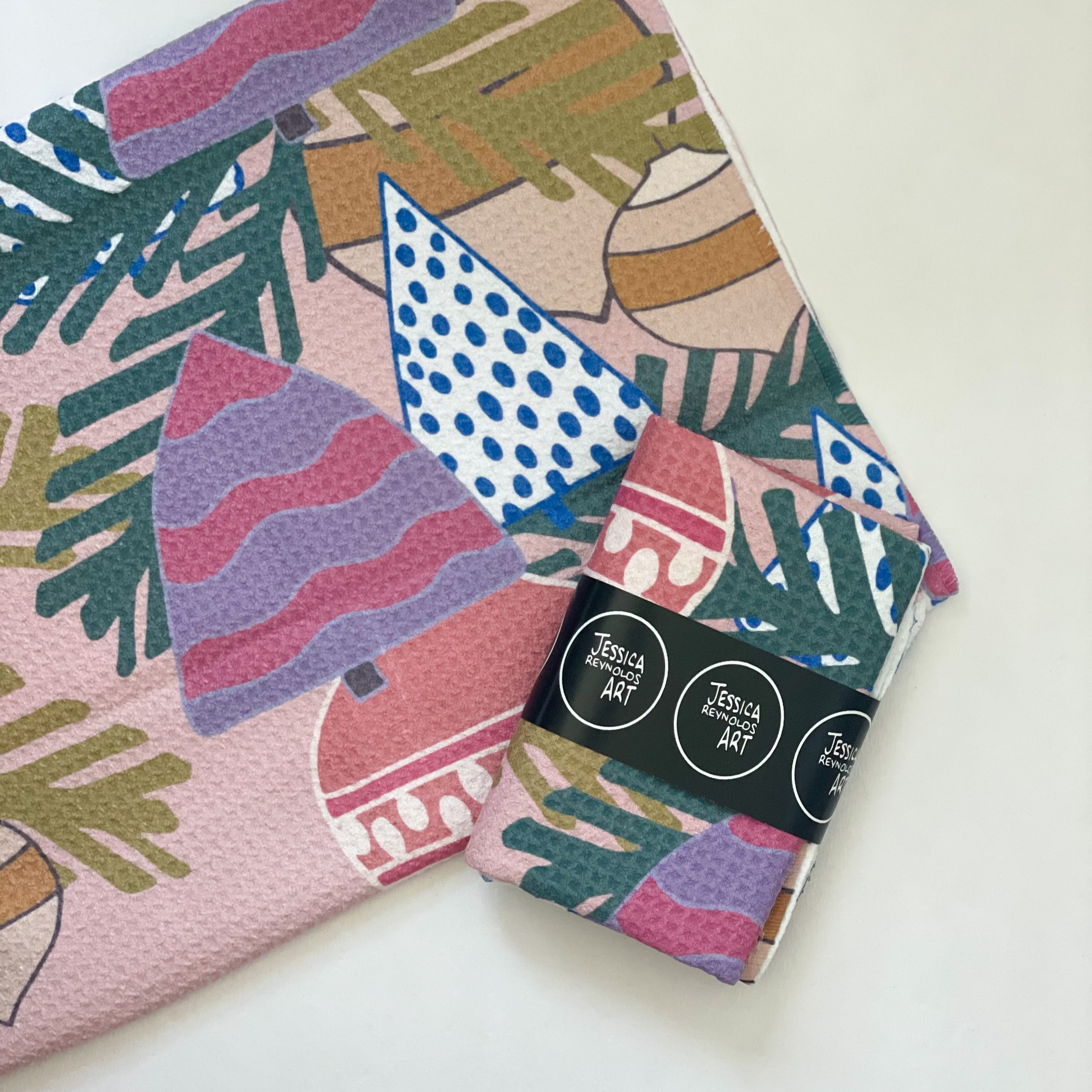 Vintage Trees Tea Towel|Jessica Reynolds Art