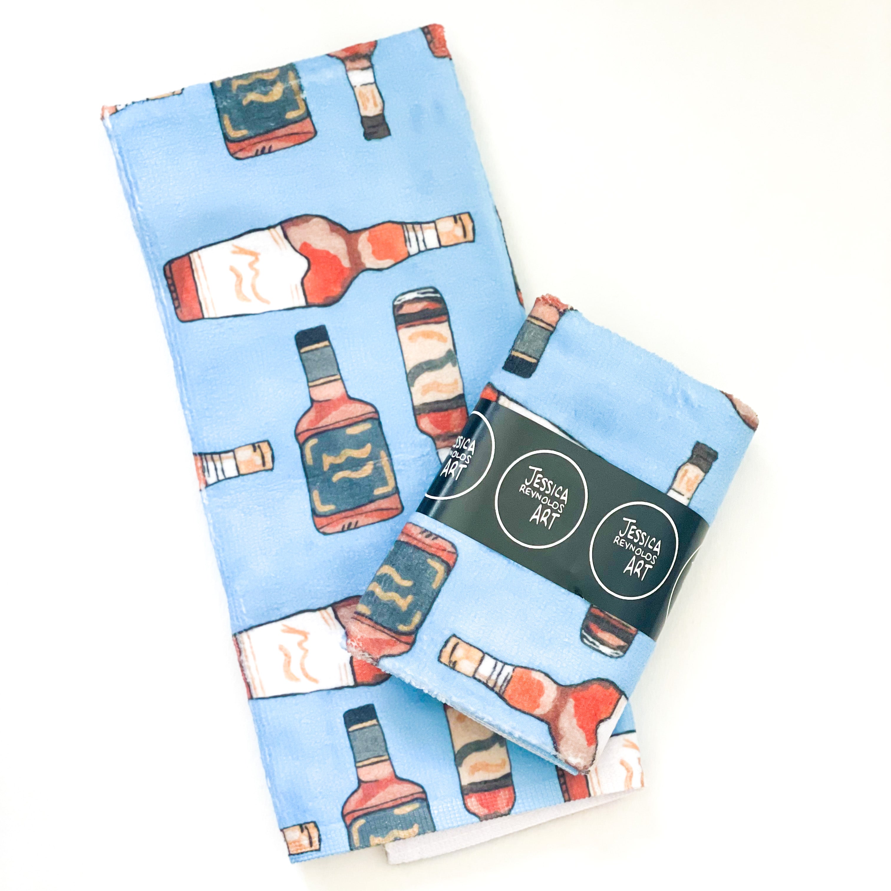 Bourbon Bar Towel|Jessica Reynolds Art