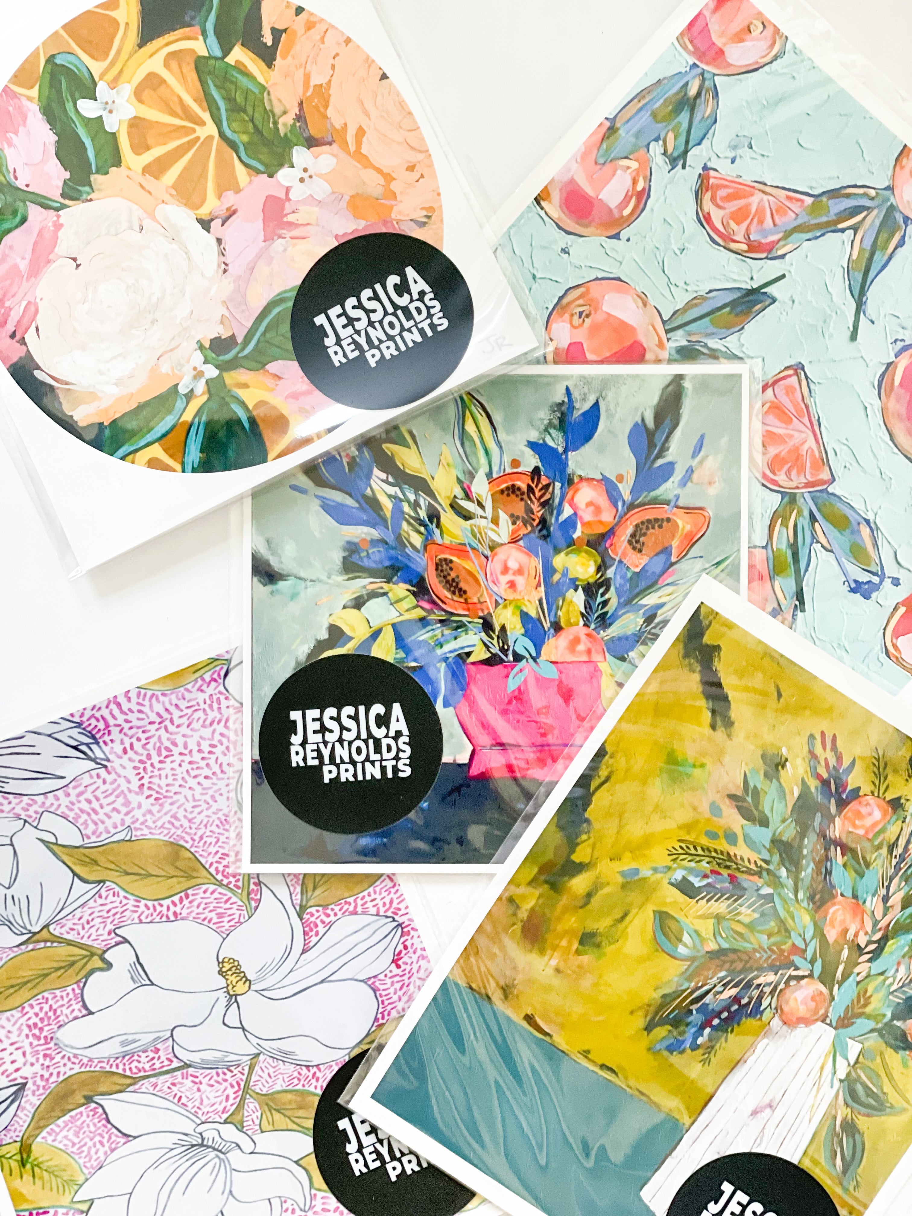 Pink Magnolias Print|Fine Art Print Jessica Reynolds Art