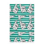 Green Tailgate Towel|Jessica Reynolds Art