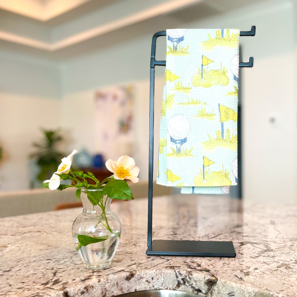 Spring Golf Tea Towel|Jessica Reynolds Art