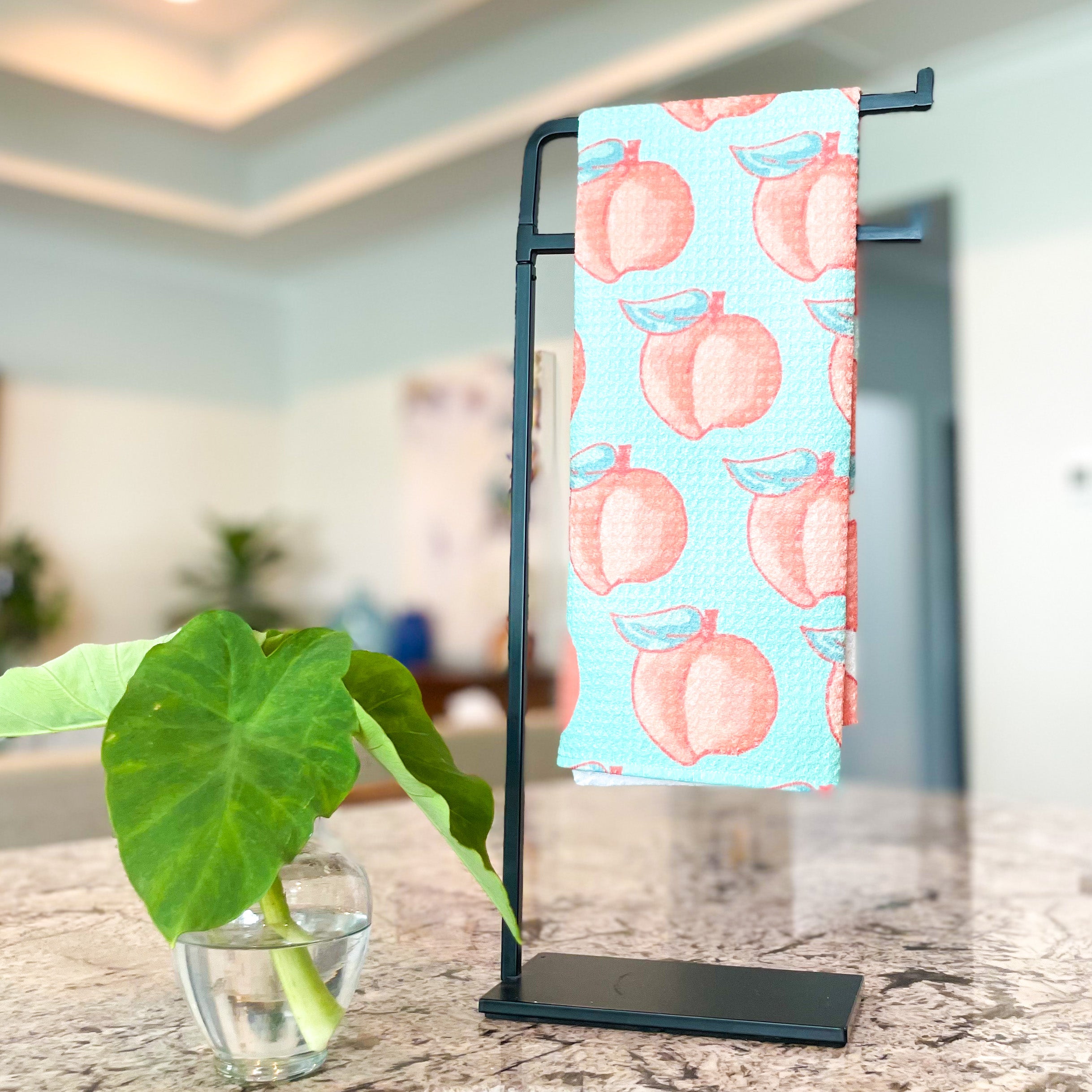 Peach Tea Towel|Jessica Reynolds Art