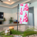 Pink Trees Tea Towel|Jessica Reynolds Art