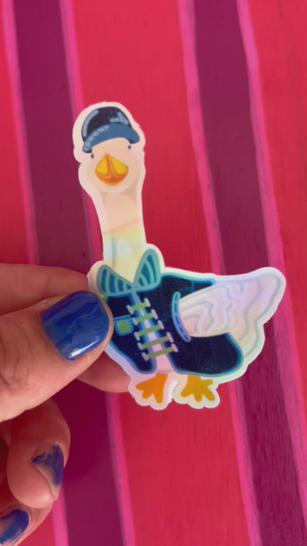 3 Inch Porch Goose Sticker|Jessica Reynolds Art