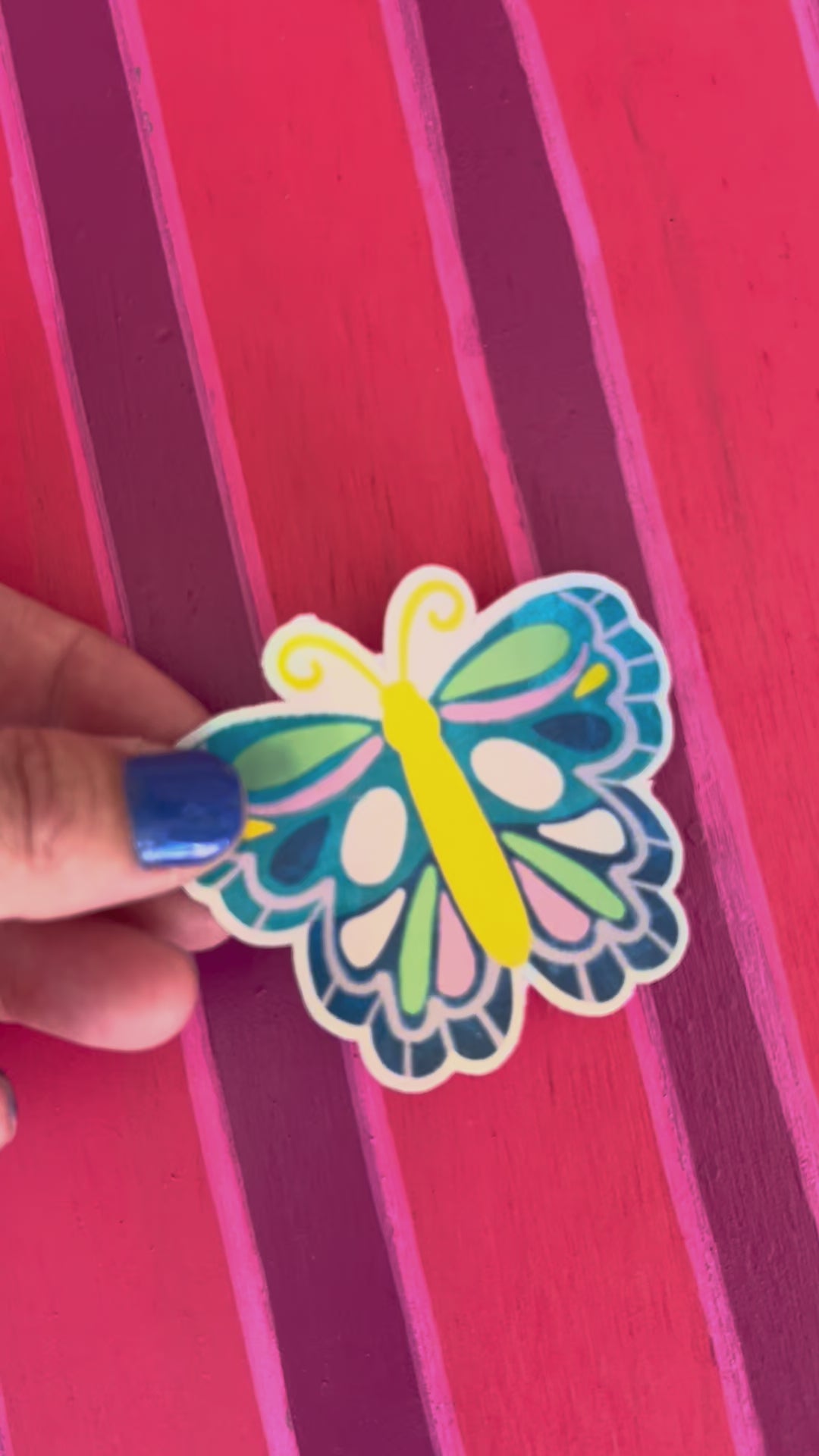 3 Inch Butterfly Sticker|Jessica Reynolds Art