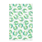 Tea towel hand designed by Jessica Reynolds art. Featuring angels.