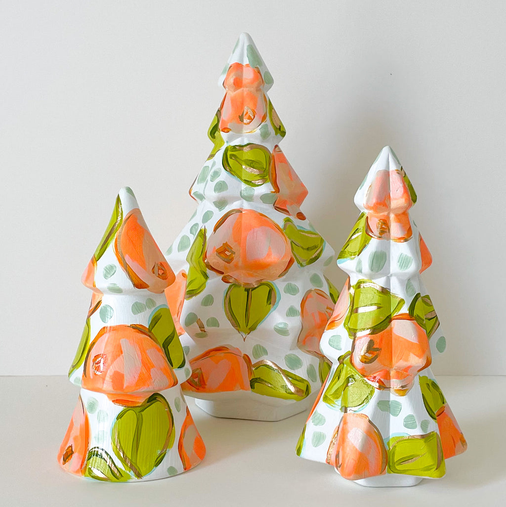 Oranges Mini Christmas Tree|Jessica Reynolds Art