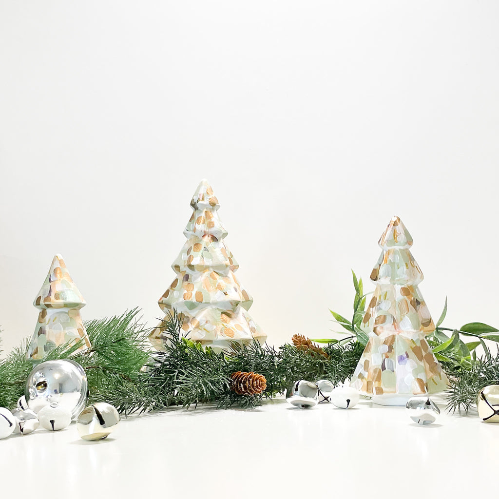 Neutral Mini Christmas Tree|Jessica Reynolds Art