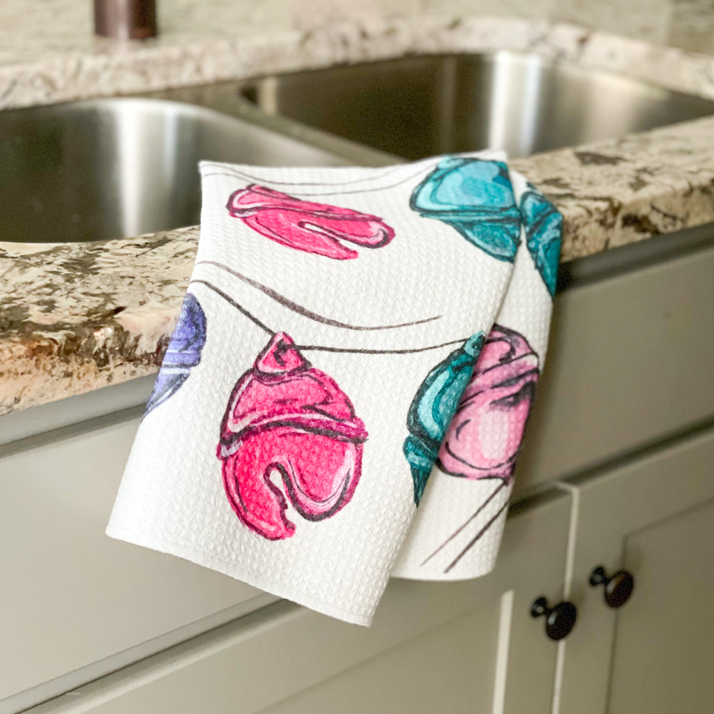 Jingle Bell Tea Towel|Jessica Reynolds Art