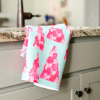 Pink Trees Tea Towel|Jessica Reynolds Art