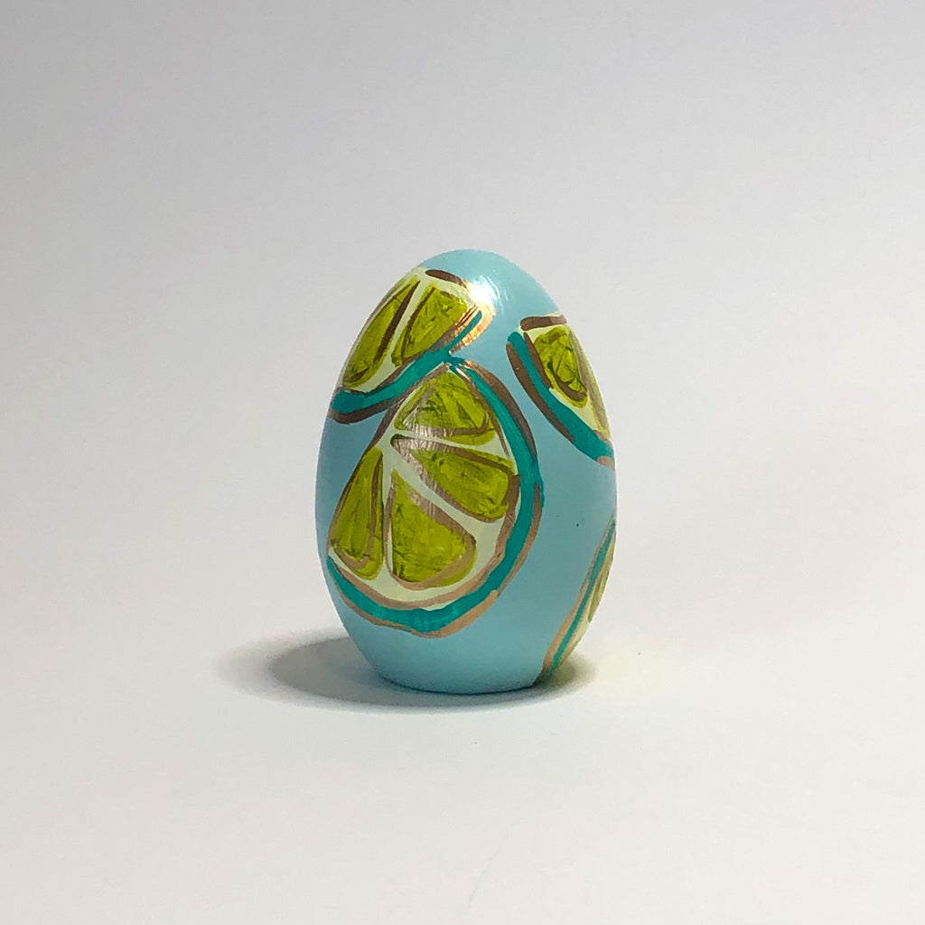 Blue Limes Egg|Jessica Reynolds Art