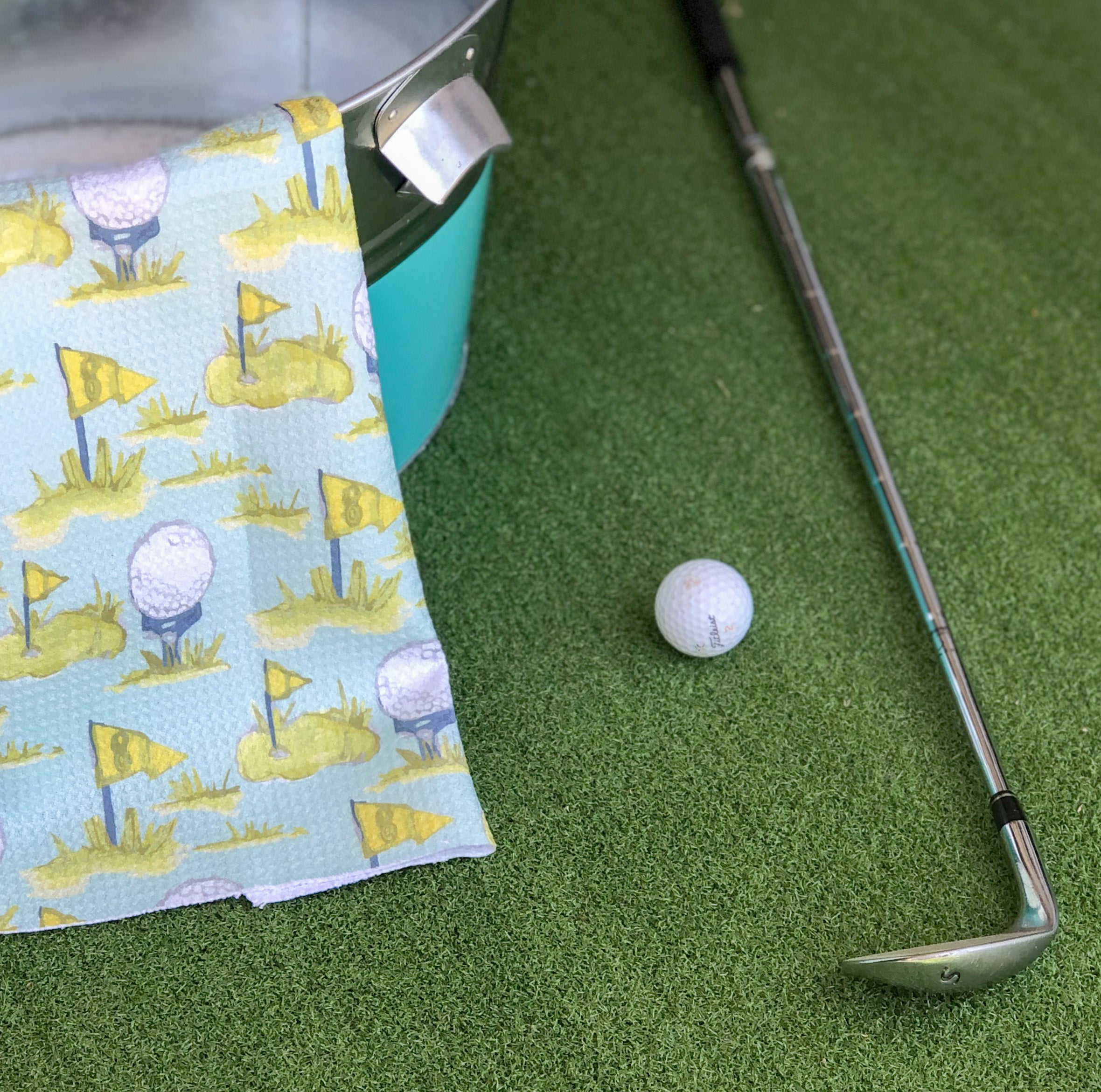 Golf Towel - Ball and Tee – Titania Golf