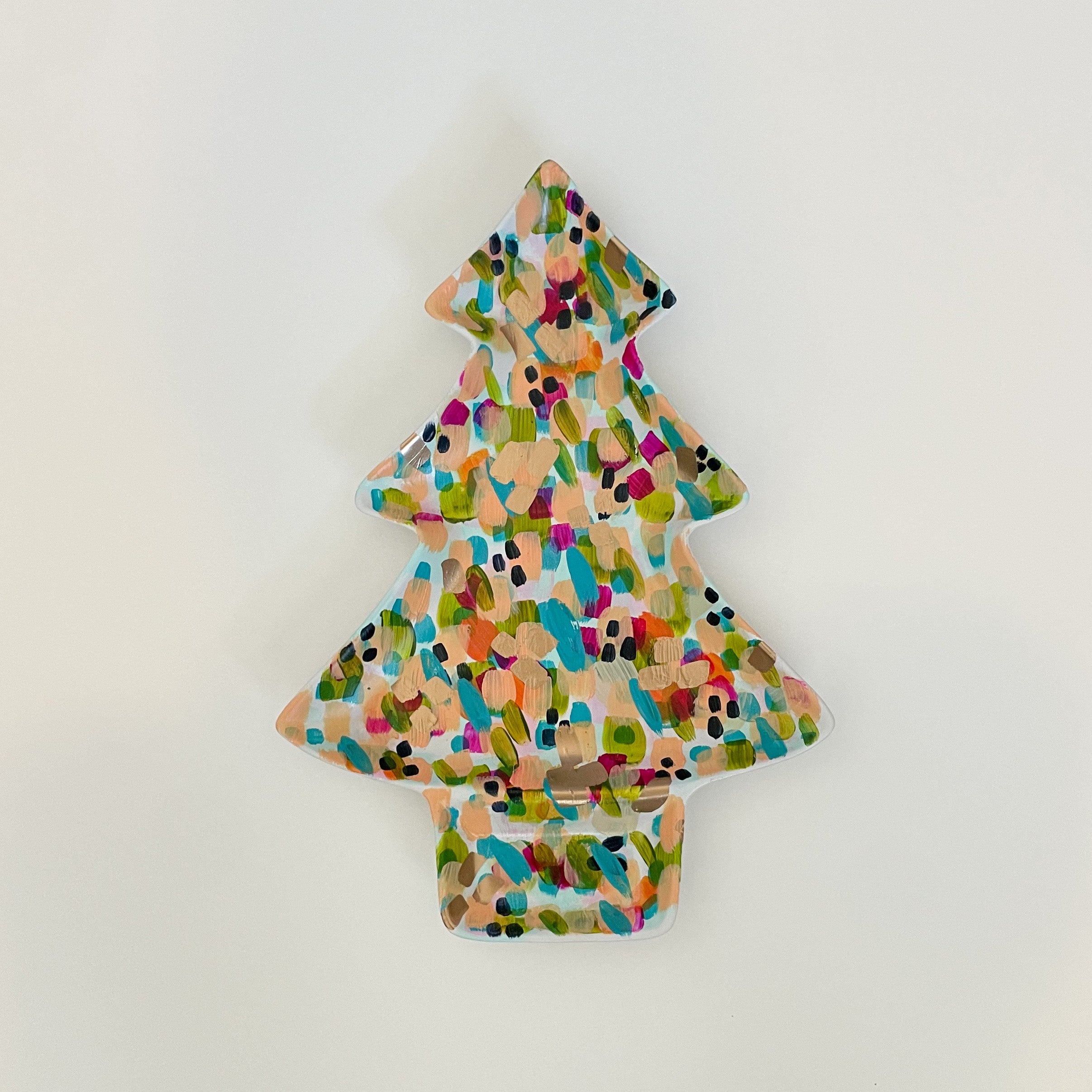 Bright Christmas Tray|Jessica Reynolds Art