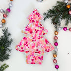 Pink Christmas Tray|Jessica Reynolds Art
