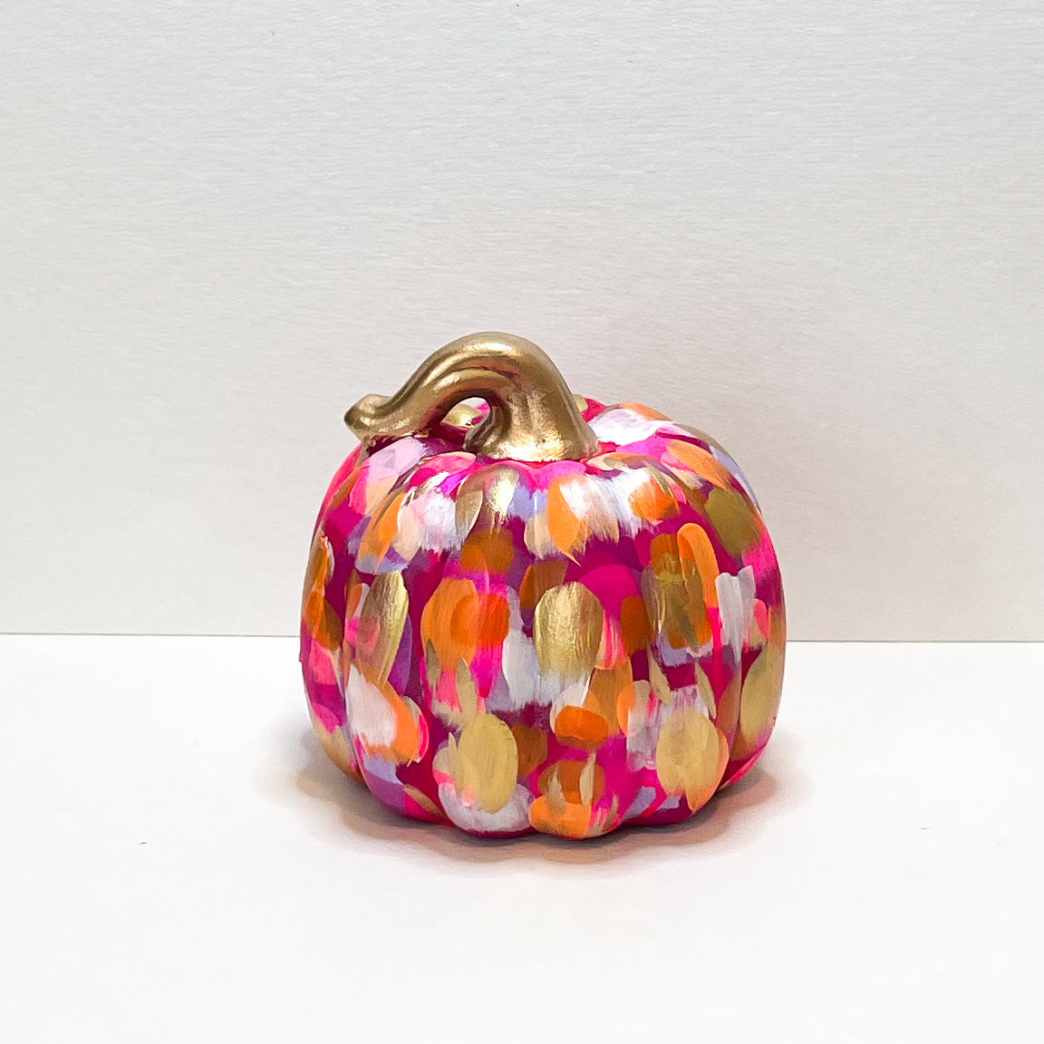 Pink Abstract Pumpkin|Jessica Reynolds Art