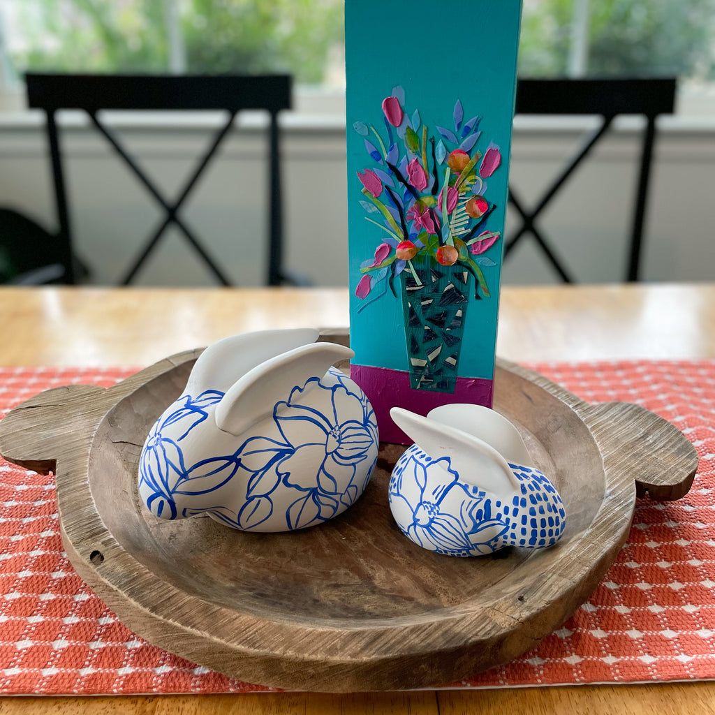 Large Magnolia Bunny|Jessica Reynolds Art