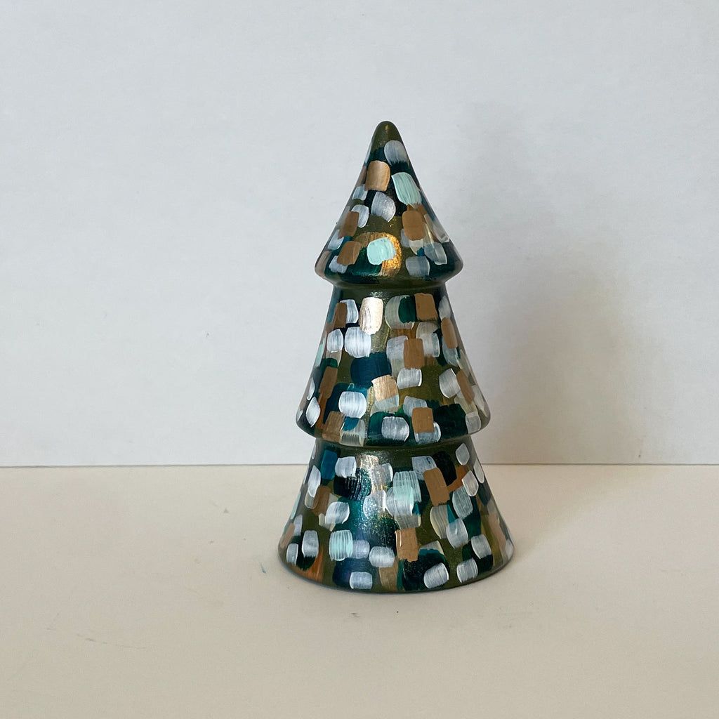 Green Mini Christmas Tree|Jessica Reynolds Art