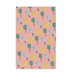 Retro Pickleball Tea Towel|Jessica Reynolds Art