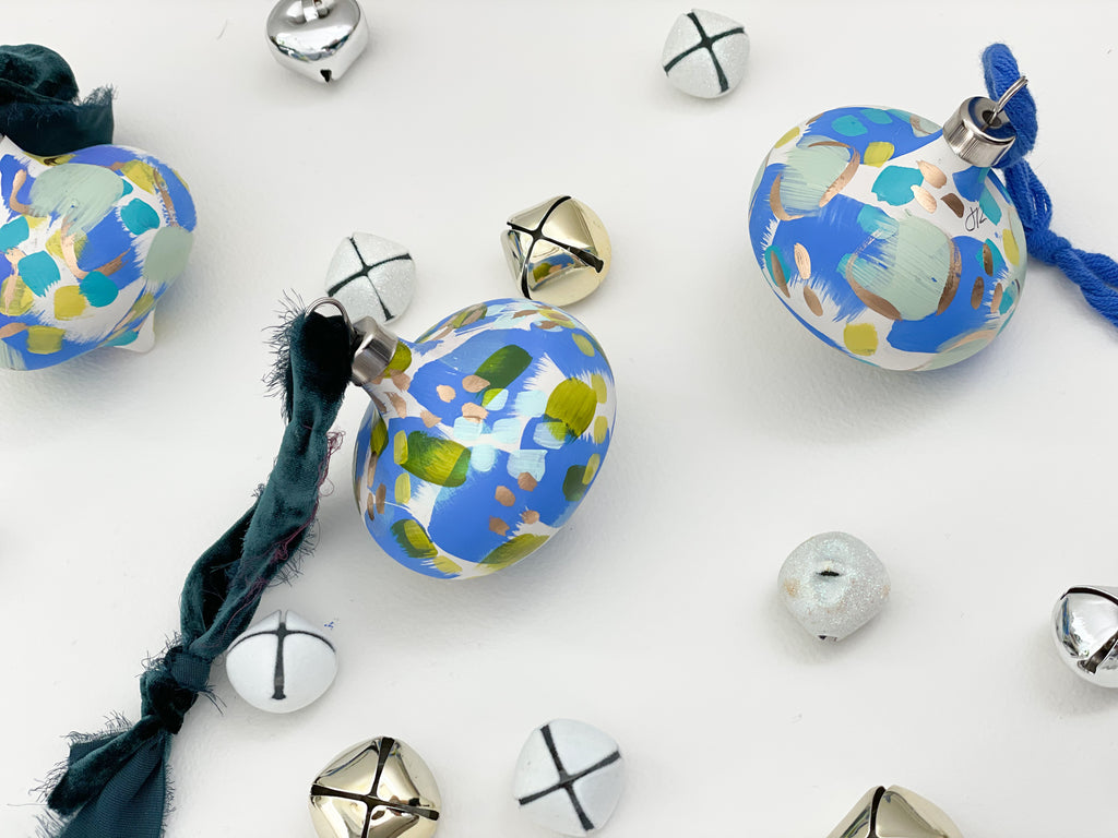Blue Ornament|Jessica Reynolds Art