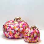 Pink Abstract Pumpkin|Jessica Reynolds Art