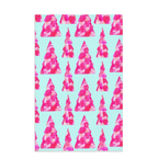 Pink Trees Tea Towel|Jessica Reynolds Art