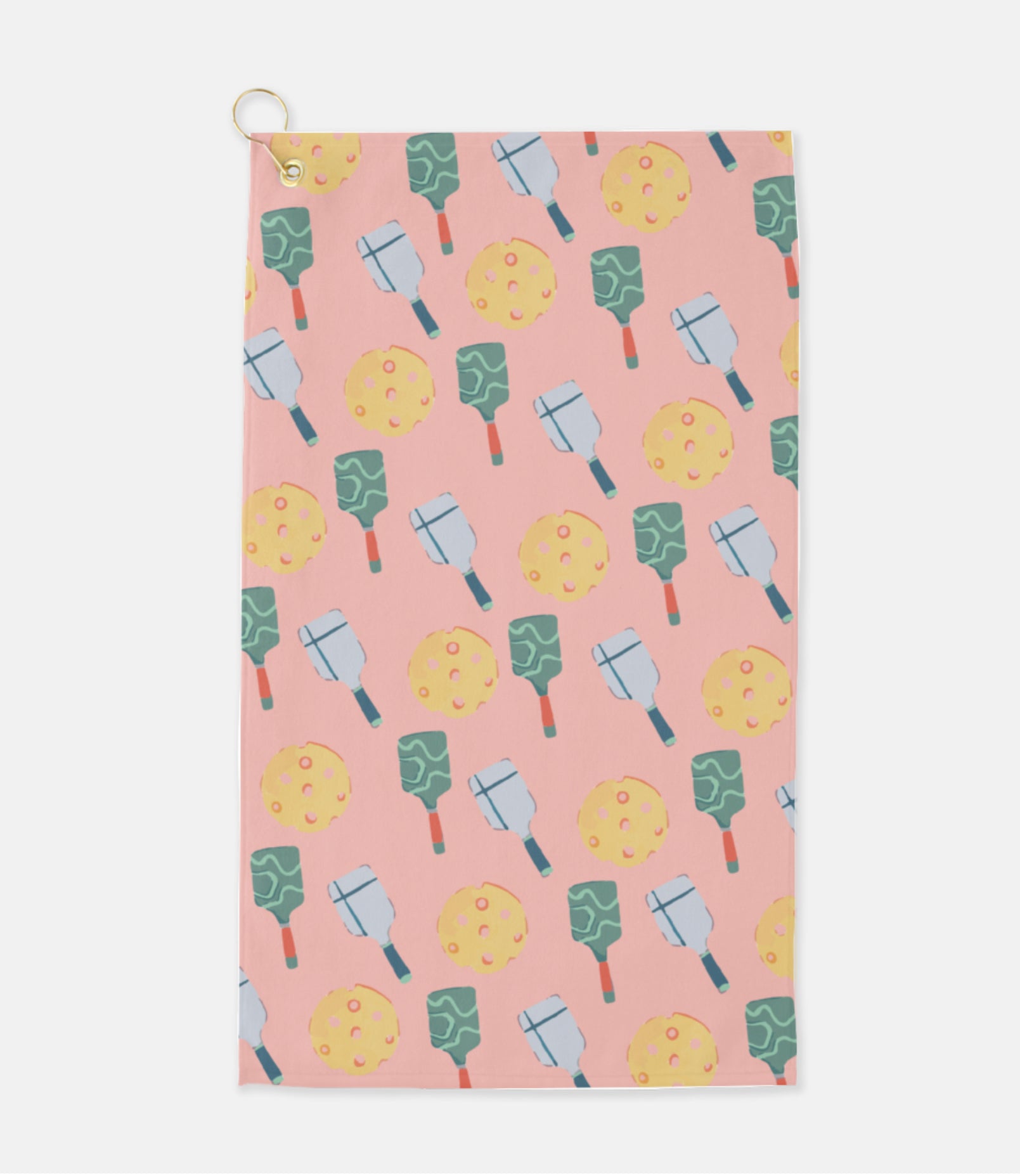 Pickle Ball Sports Towel|Jessica Reynolds Art
