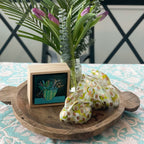 Large Green and Mint Bunny|Jessica Reynolds Art