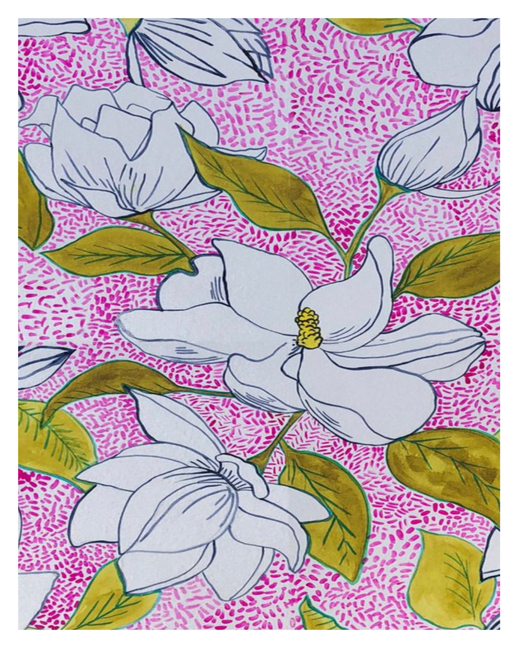Pink Magnolias Print|Fine Art Print Jessica Reynolds Art