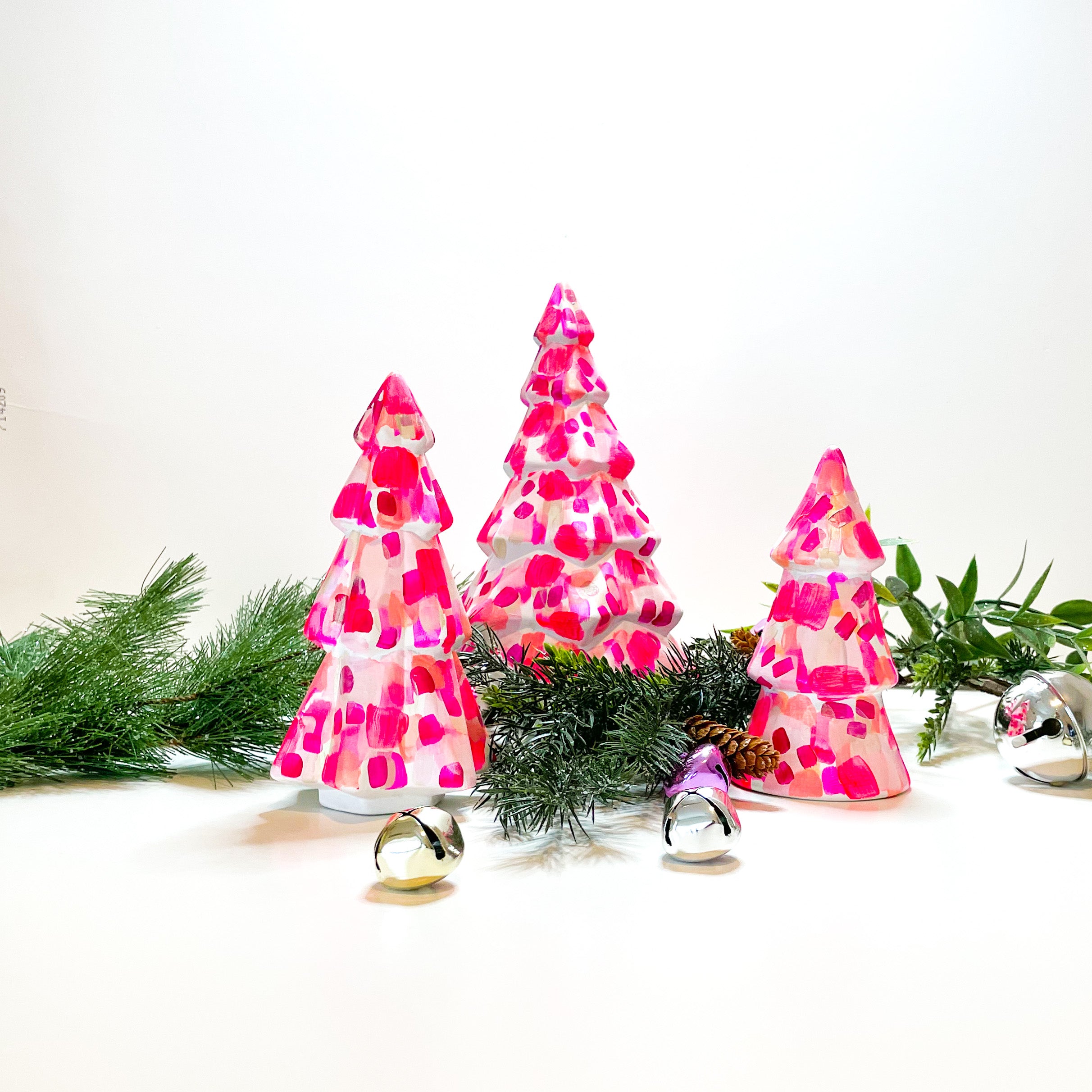 Pink Small Christmas Tree|Jessica Reynolds Art