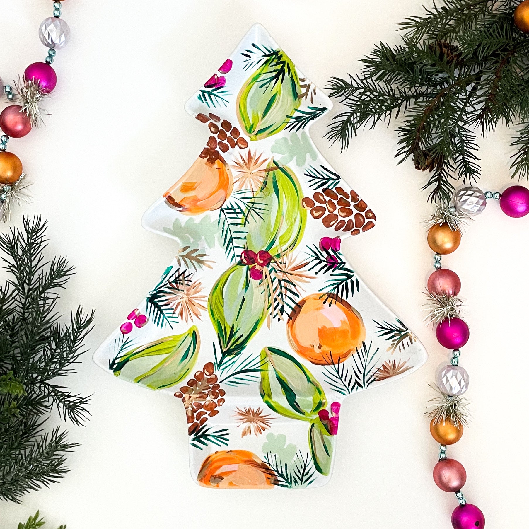 Citrus Christmas Tray|Jessica Reynolds Art
