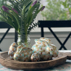 Large Neutral and Mint Bunny|Jessica Reynolds Art