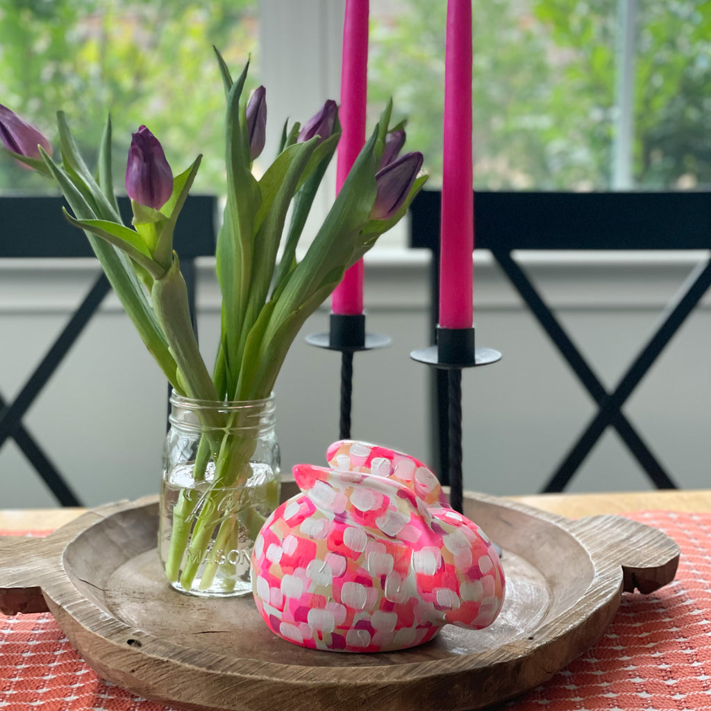 Large Pink Bunny|Jessica Reynolds Art