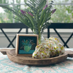 Large Green and Mint Bunny|Jessica Reynolds Art