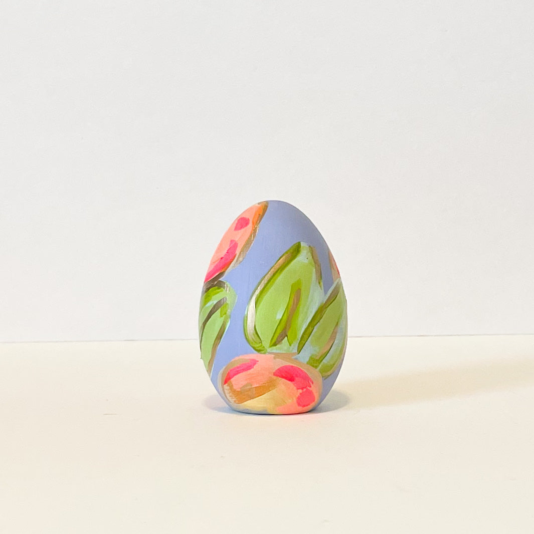 Violet and Oranges Egg|Jessica Reynolds Art