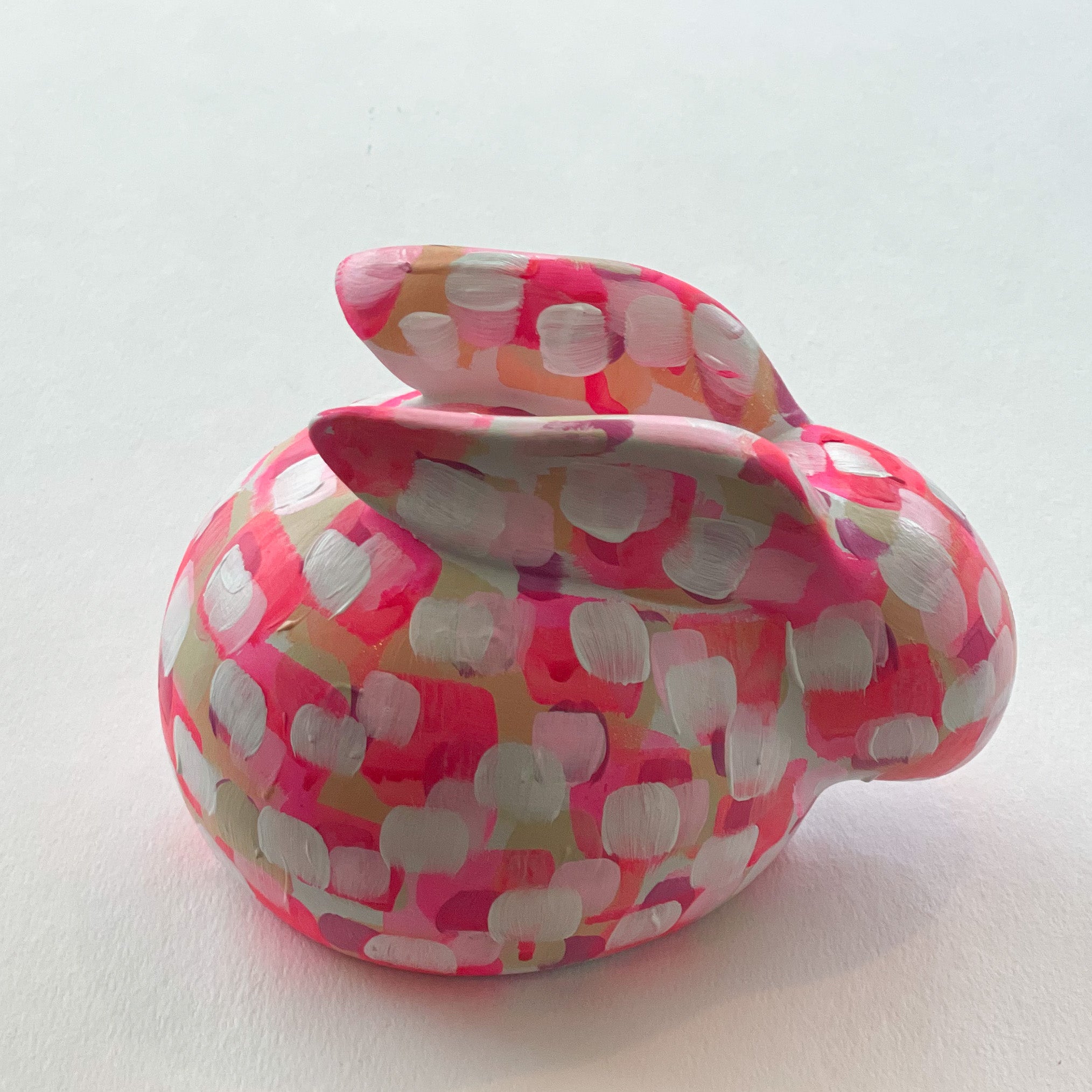 Large Pink Bunny|Jessica Reynolds Art