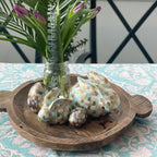 Small Neutral and Mint Bunny|Jessica Reynolds Art