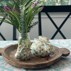 Large Neutral and Mint Bunny|Jessica Reynolds Art