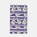 Purple Tailgate Golf Towel|Jessica Reynolds Art